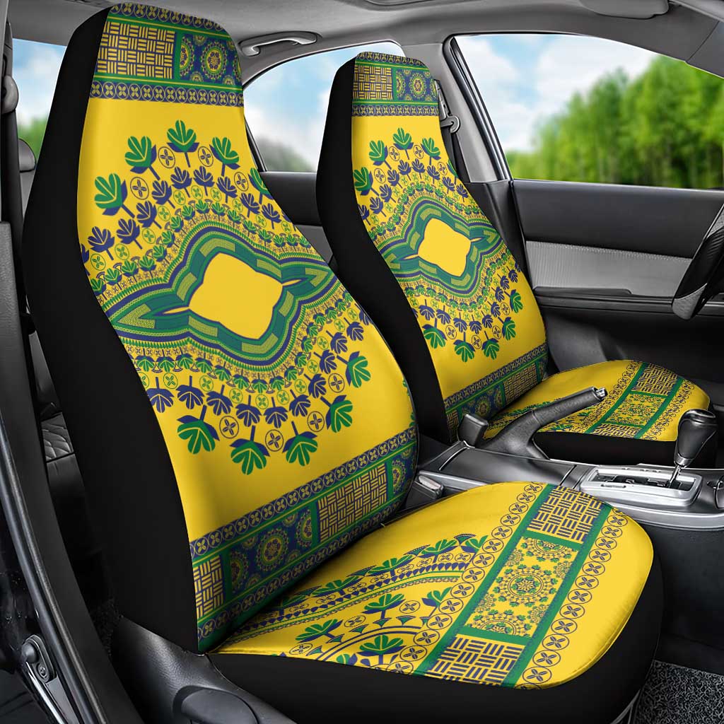 Grenadines Dashiki Car Seat Cover Proud To Be Grenadines