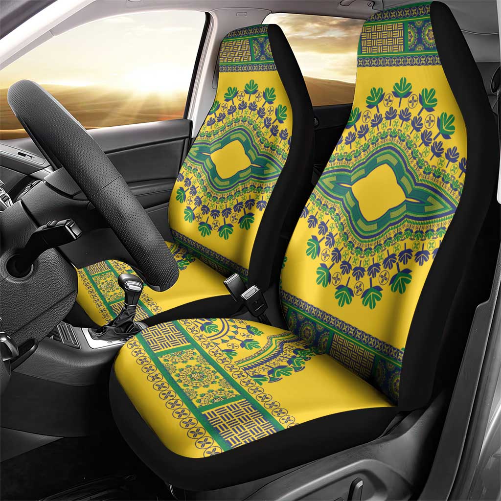Grenadines Dashiki Car Seat Cover Proud To Be Grenadines
