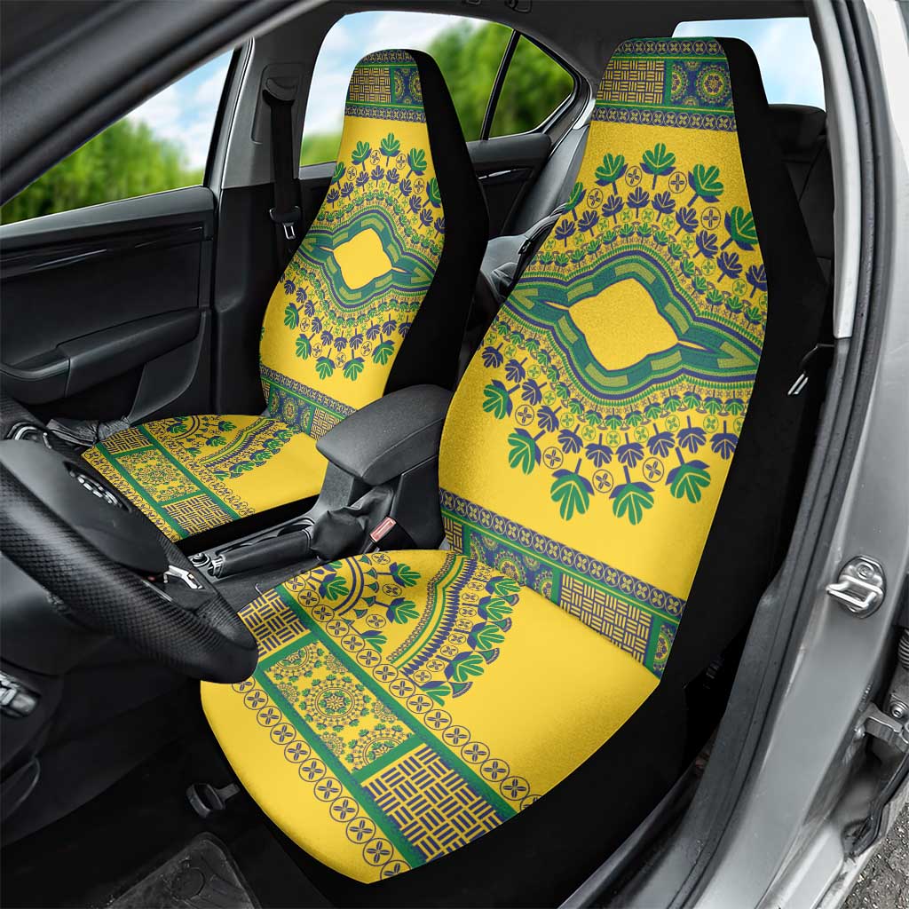 Grenadines Dashiki Car Seat Cover Proud To Be Grenadines