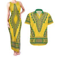 Grenadines Dashiki Couples Matching Tank Maxi Dress and Hawaiian Shirt Proud To Be Grenadines