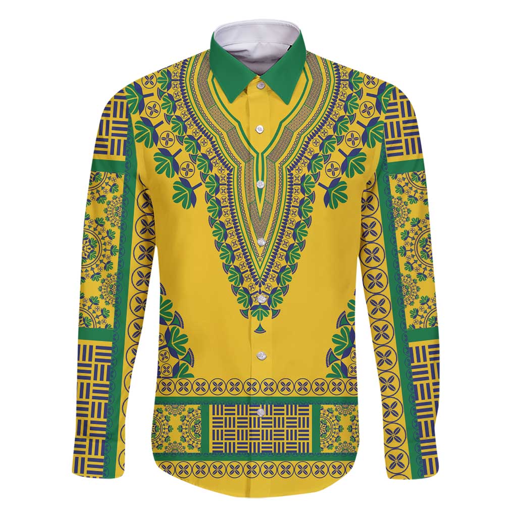 Grenadines Dashiki Family Matching Mermaid Dress and Hawaiian Shirt Proud To Be Grenadines