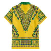 Grenadines Dashiki Family Matching Off The Shoulder Long Sleeve Dress and Hawaiian Shirt Proud To Be Grenadines