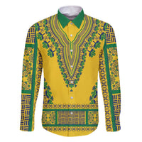Grenadines Dashiki Family Matching Off The Shoulder Long Sleeve Dress and Hawaiian Shirt Proud To Be Grenadines