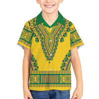 Grenadines Dashiki Family Matching Off The Shoulder Long Sleeve Dress and Hawaiian Shirt Proud To Be Grenadines