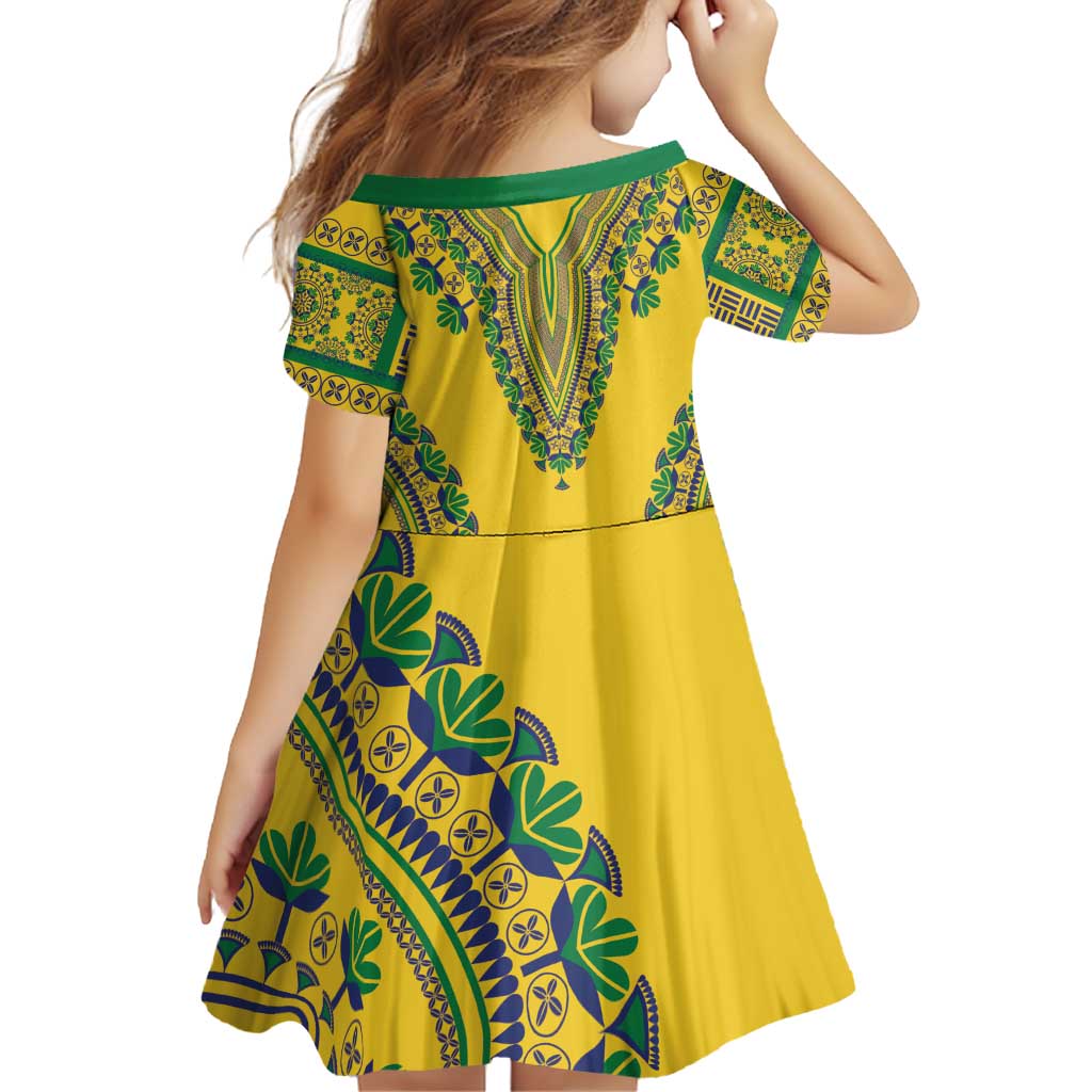 Grenadines Dashiki Family Matching Off Shoulder Short Dress and Hawaiian Shirt Proud To Be Grenadines