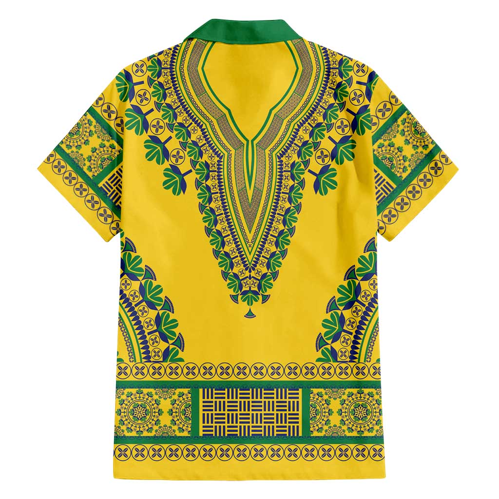 Grenadines Dashiki Family Matching Off Shoulder Short Dress and Hawaiian Shirt Proud To Be Grenadines