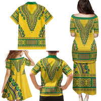 Grenadines Dashiki Family Matching Puletasi and Hawaiian Shirt Proud To Be Grenadines