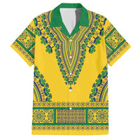 Grenadines Dashiki Family Matching Short Sleeve Bodycon Dress and Hawaiian Shirt Proud To Be Grenadines