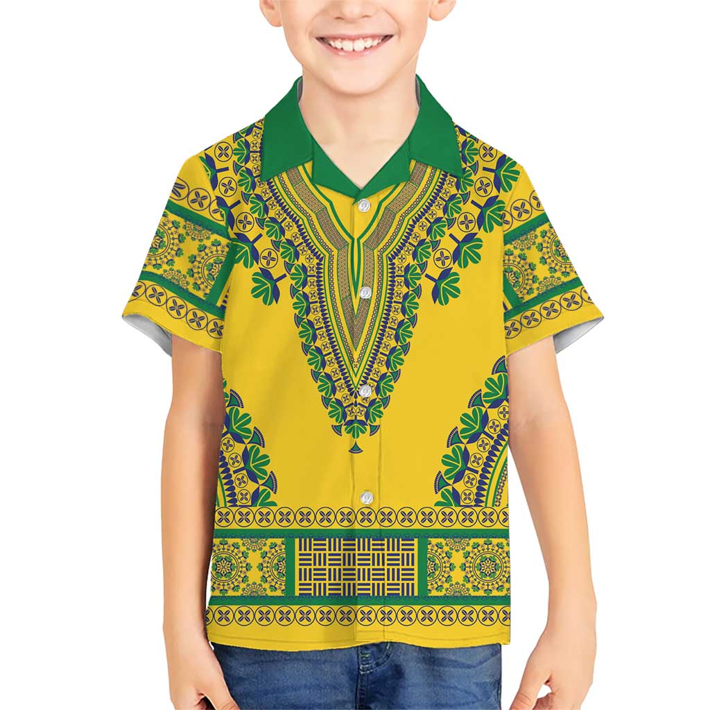 Grenadines Dashiki Family Matching Short Sleeve Bodycon Dress and Hawaiian Shirt Proud To Be Grenadines