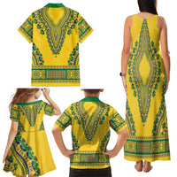 Grenadines Dashiki Family Matching Tank Maxi Dress and Hawaiian Shirt Proud To Be Grenadines