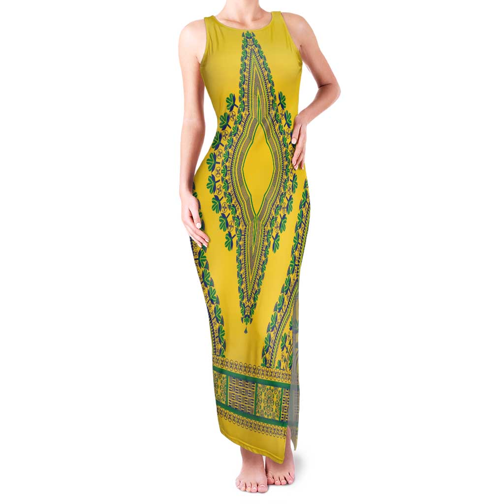Grenadines Dashiki Family Matching Tank Maxi Dress and Hawaiian Shirt Proud To Be Grenadines