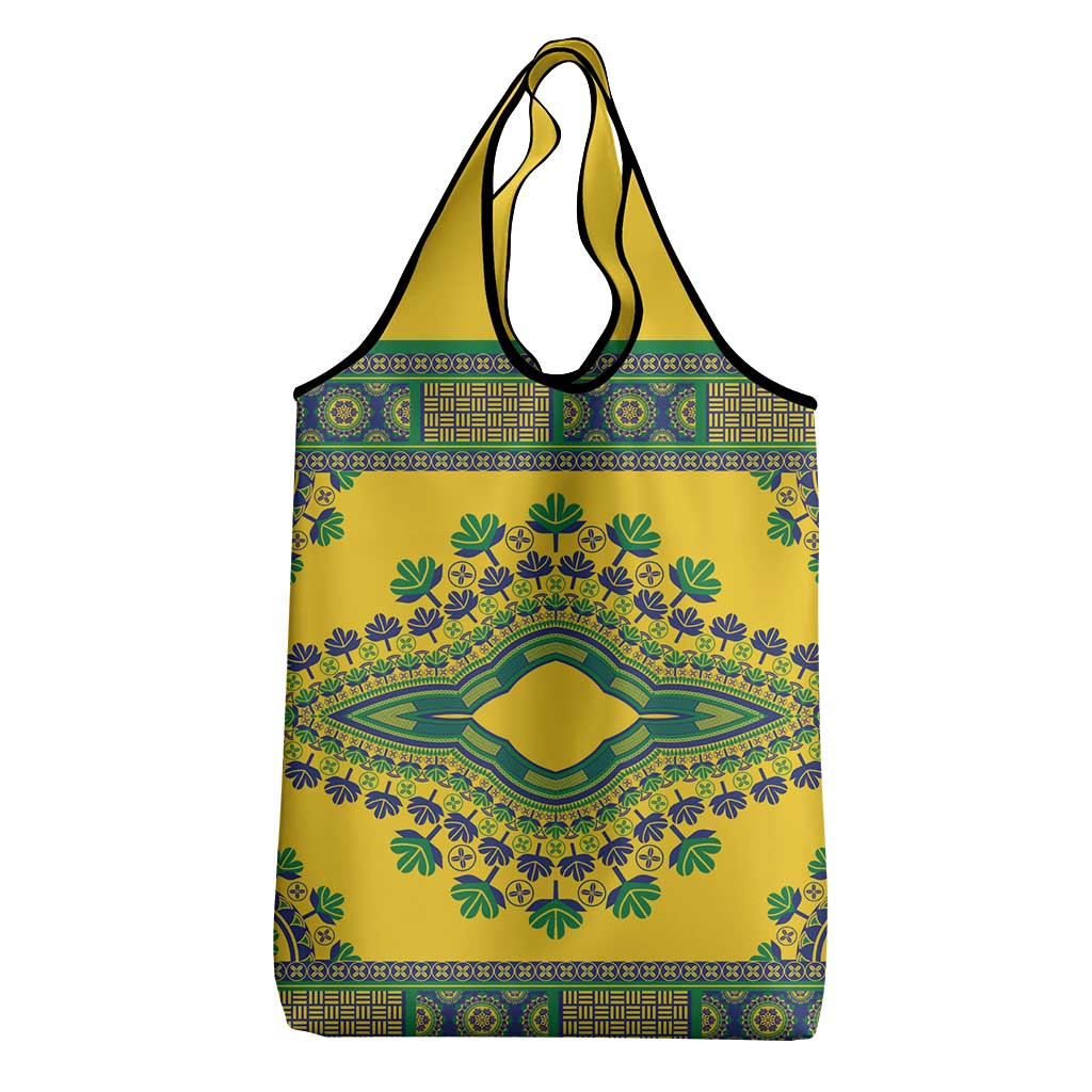 Grenadines Dashiki Grocery Bag Proud To Be Grenadines