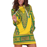 Grenadines Dashiki Hoodie Dress Proud To Be Grenadines