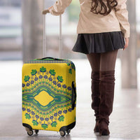 Grenadines Dashiki Luggage Cover Proud To Be Grenadines