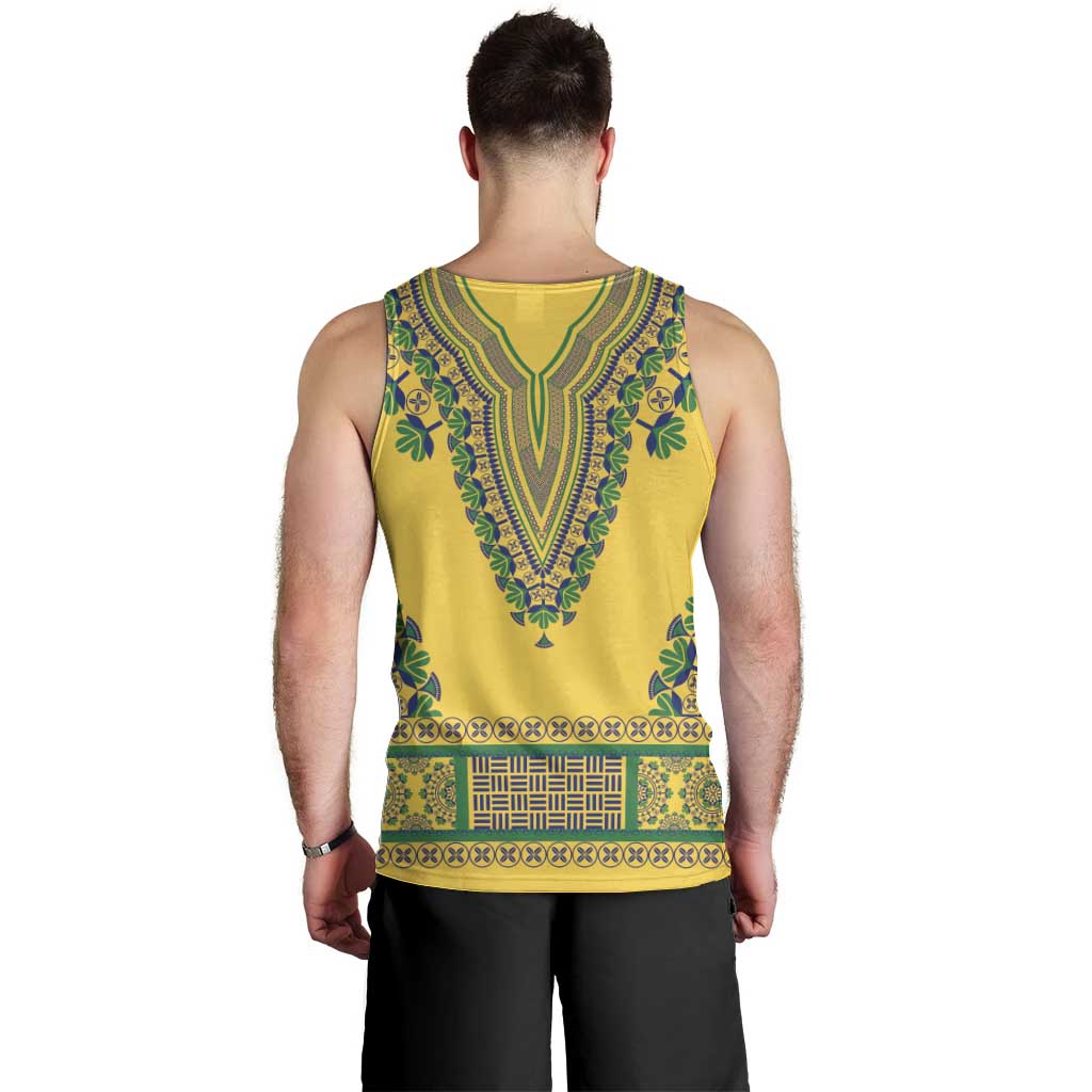 Grenadines Dashiki Men Tank Top Proud To Be Grenadines