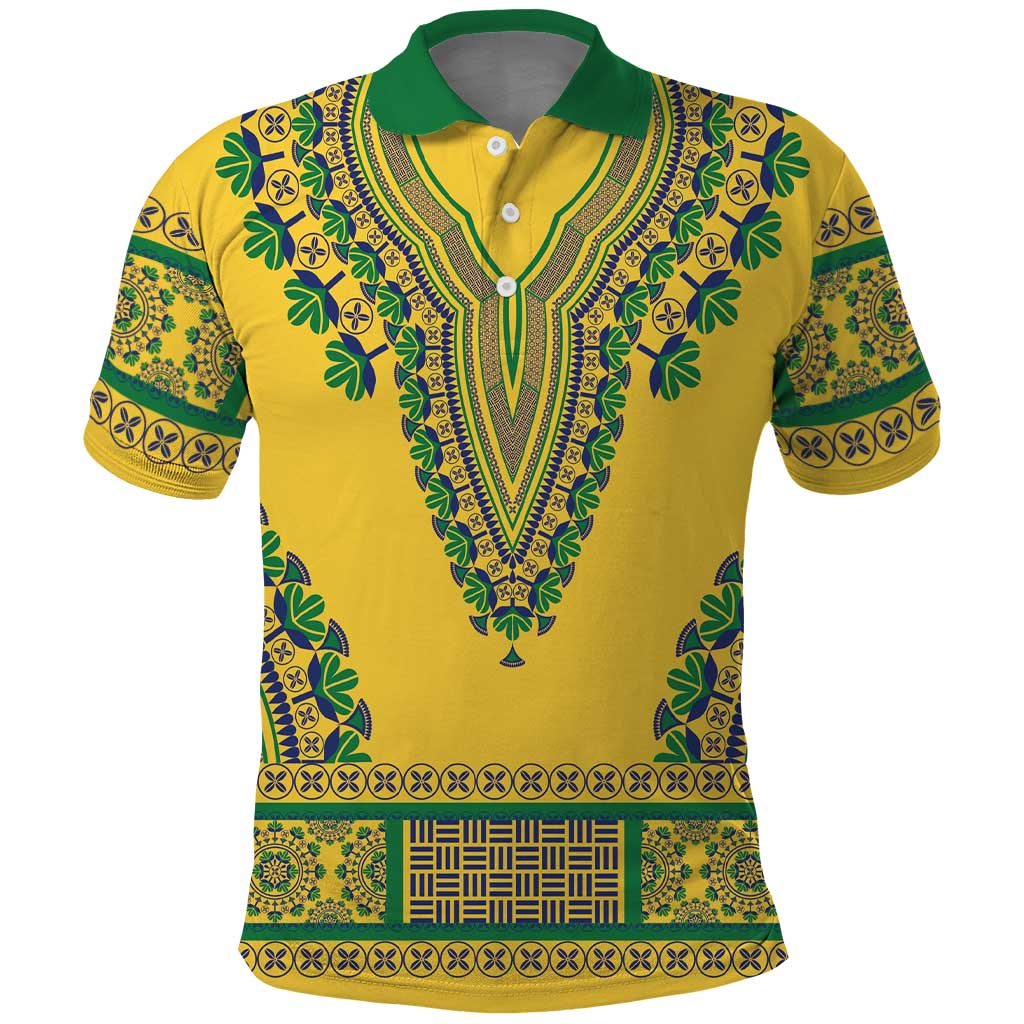 Grenadines Dashiki Polo Shirt Proud To Be Grenadines