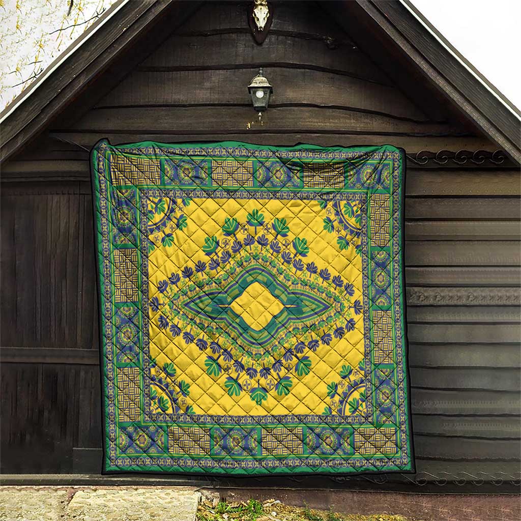 Grenadines Dashiki Quilt Proud To Be Grenadines - Wonder Print Shop