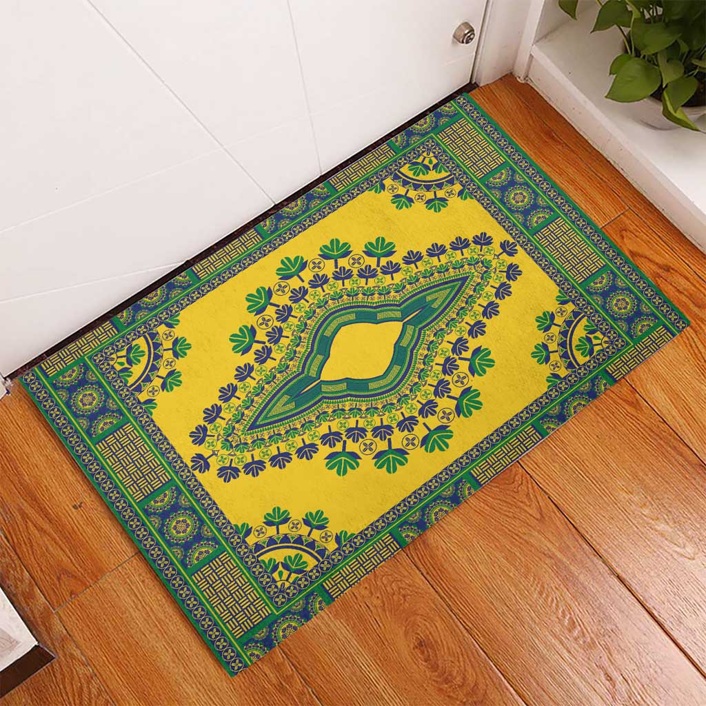 Grenadines Dashiki Rubber Doormat Proud To Be Grenadines - Wonder Print Shop