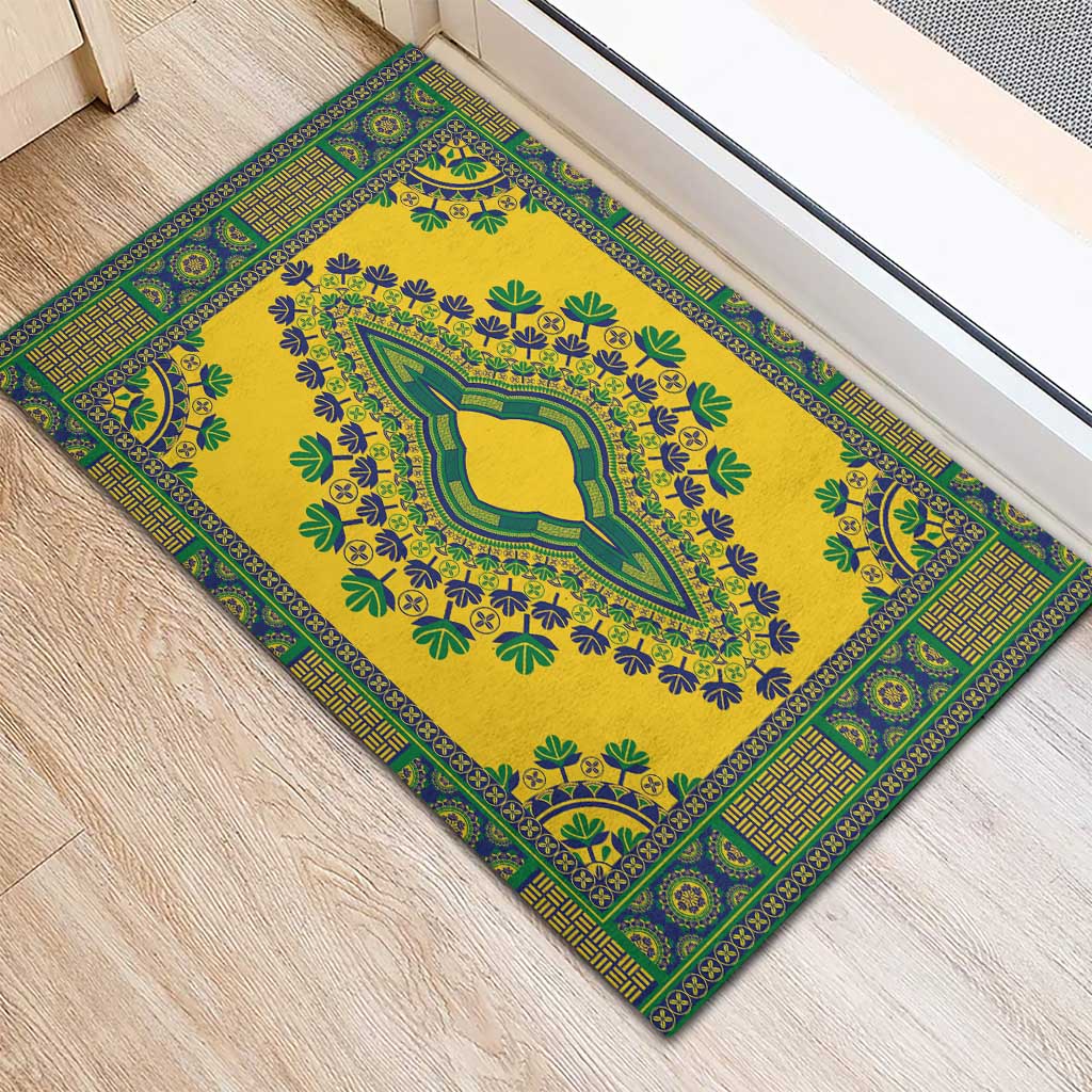 Grenadines Dashiki Rubber Doormat Proud To Be Grenadines - Wonder Print Shop