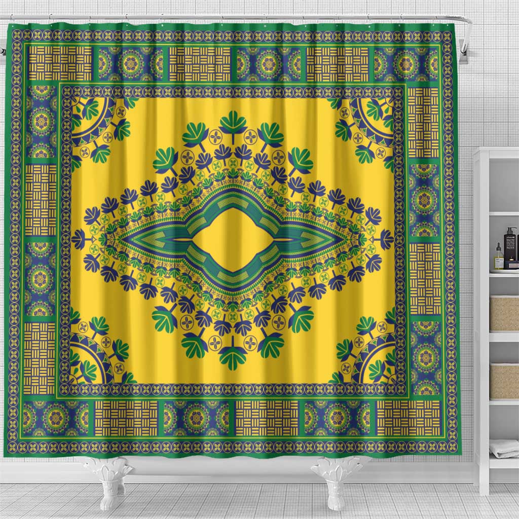 Grenadines Dashiki Shower Curtain Proud To Be Grenadines - Wonder Print Shop
