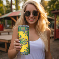 Grenadines Dashiki Skinny Tumbler Proud To Be Grenadines - Wonder Print Shop