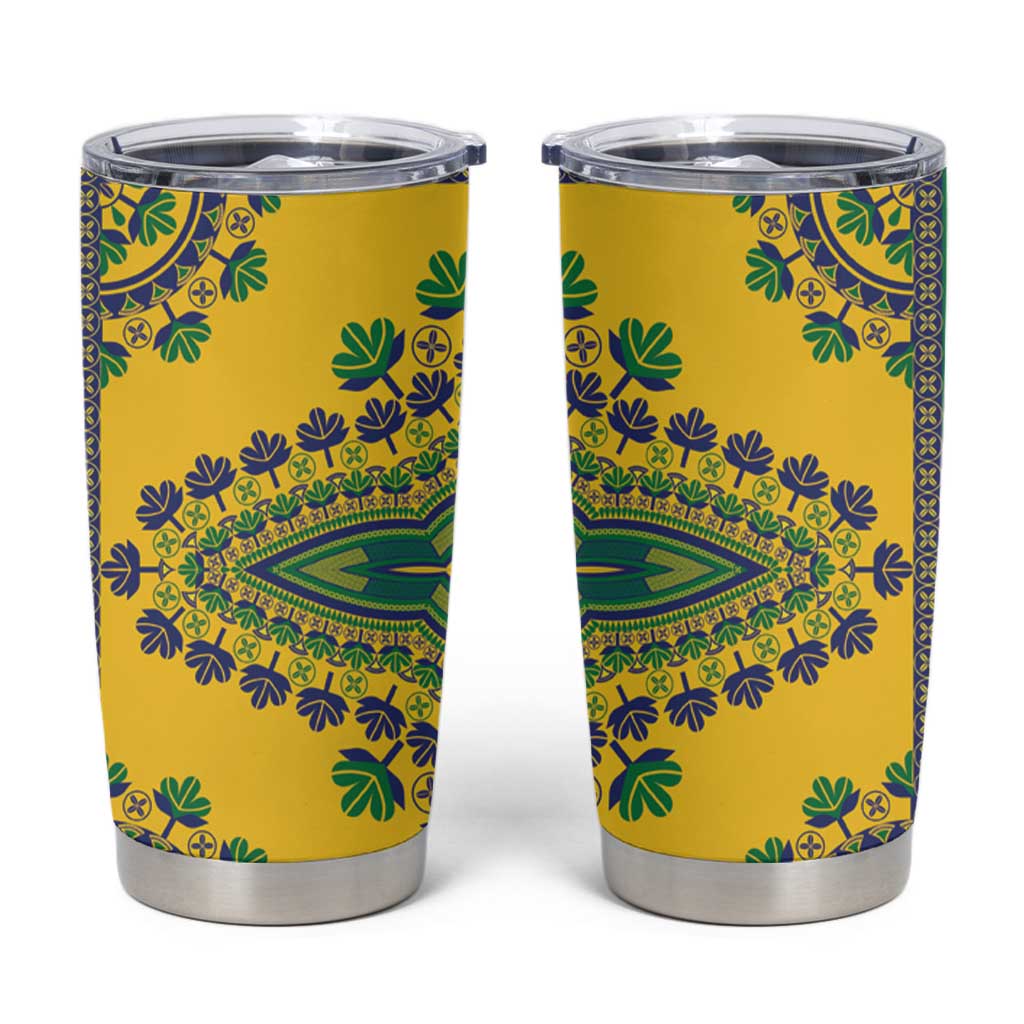 Grenadines Dashiki Tumbler Cup Proud To Be Grenadines - Wonder Print Shop