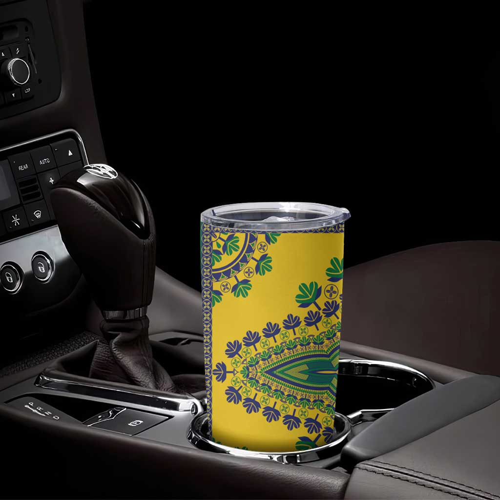 Grenadines Dashiki Tumbler Cup Proud To Be Grenadines - Wonder Print Shop