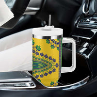 Grenadines Dashiki Tumbler With Handle Proud To Be Grenadines - Wonder Print Shop