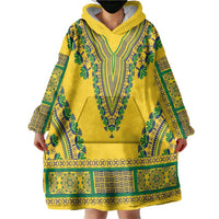 Grenadines Dashiki Wearable Blanket Hoodie Proud To Be Grenadines - Wonder Print Shop