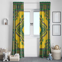 Grenadines Dashiki Window Curtain Proud To Be Grenadines - Wonder Print Shop