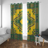 Grenadines Dashiki Window Curtain Proud To Be Grenadines - Wonder Print Shop