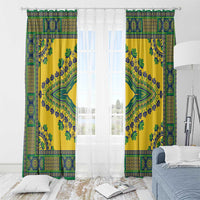 Grenadines Dashiki Window Curtain Proud To Be Grenadines - Wonder Print Shop
