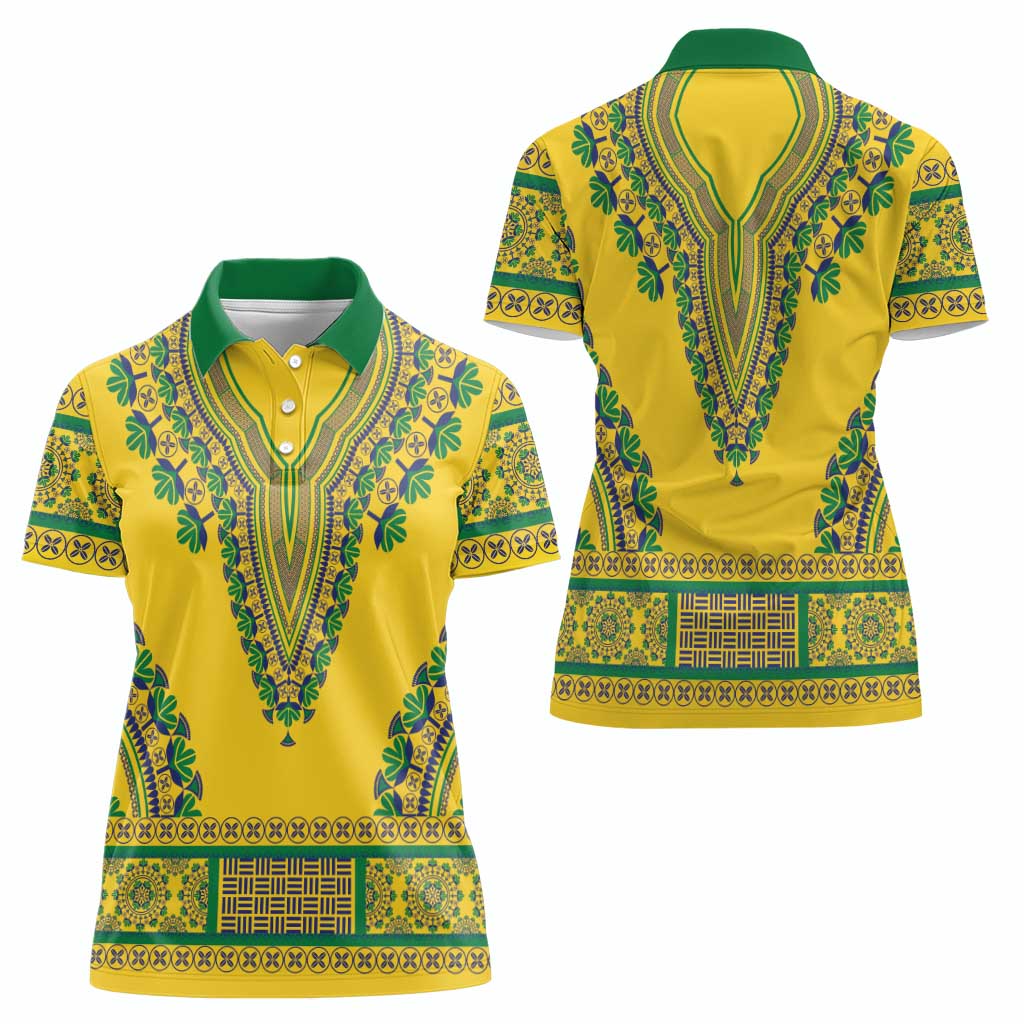 Grenadines Dashiki Women Polo Shirt Proud To Be Grenadines - Wonder Print Shop