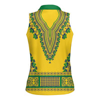 Grenadines Dashiki Women Sleeveless Polo Shirt Proud To Be Grenadines - Wonder Print Shop
