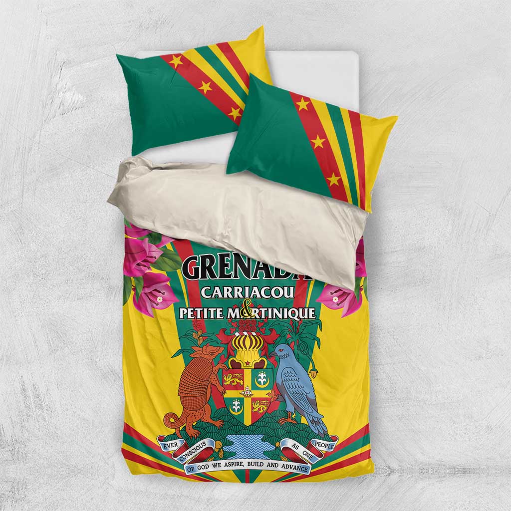 Carriacou and Petite Martinique Bedding Set Bougainvillea Flowers