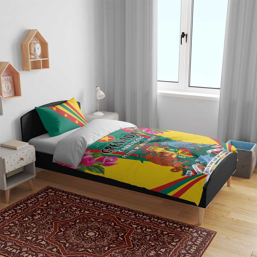 Carriacou and Petite Martinique Bedding Set Bougainvillea Flowers