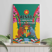 Carriacou and Petite Martinique Canvas Wall Art Bougainvillea Flowers