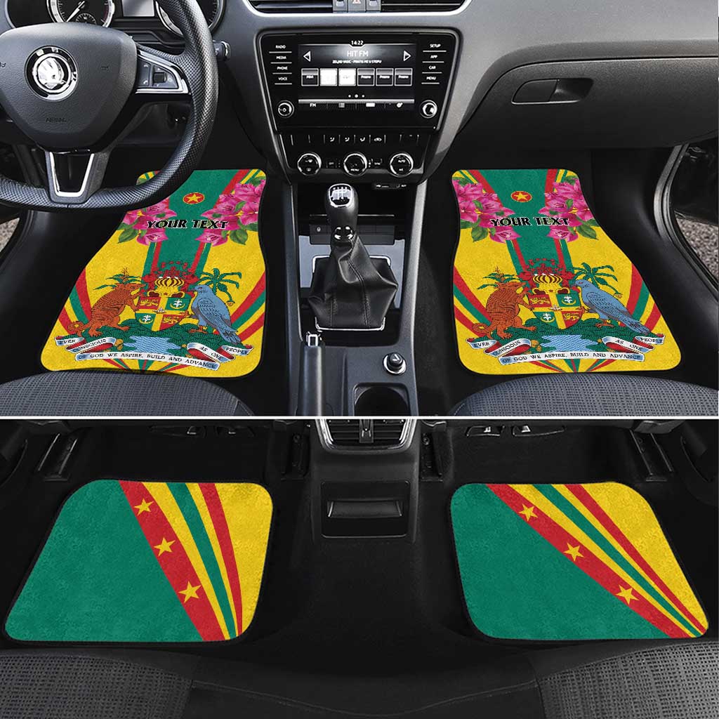 Carriacou and Petite Martinique Car Mats Bougainvillea Flowers