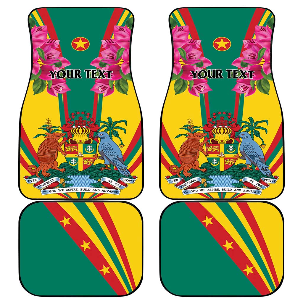 Carriacou and Petite Martinique Car Mats Bougainvillea Flowers