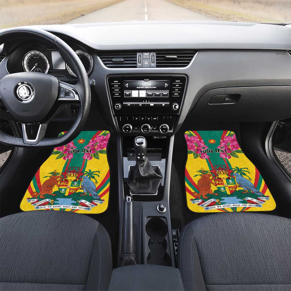 Carriacou and Petite Martinique Car Mats Bougainvillea Flowers