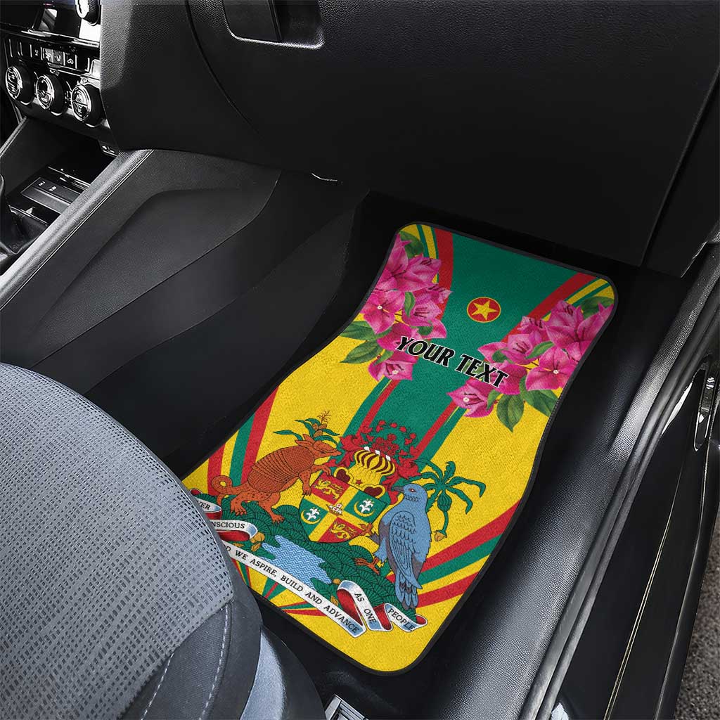 Carriacou and Petite Martinique Car Mats Bougainvillea Flowers