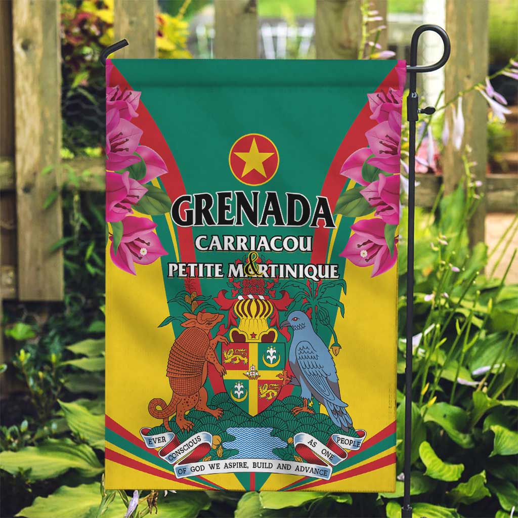 Carriacou and Petite Martinique Garden Flag Bougainvillea Flowers