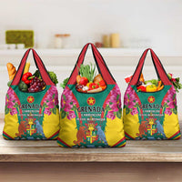 Carriacou and Petite Martinique Grocery Bag Bougainvillea Flowers