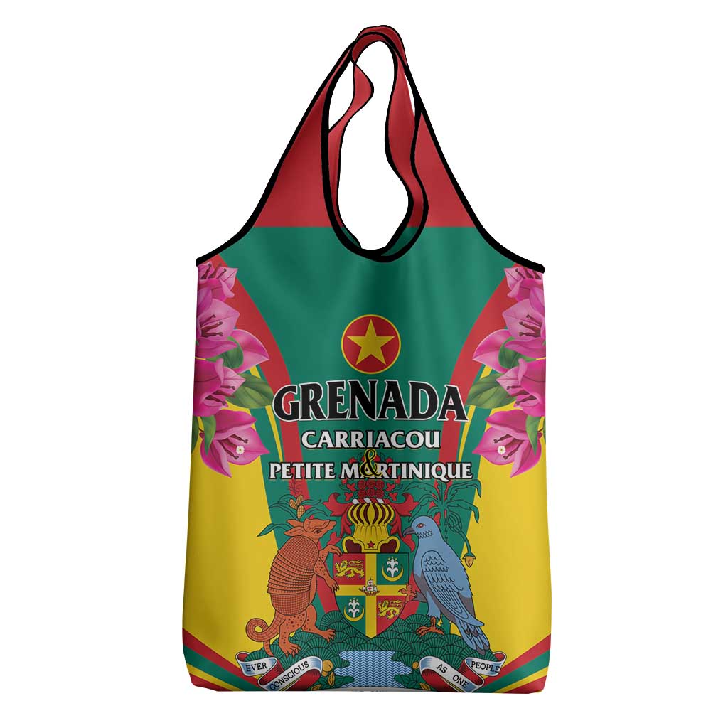 Carriacou and Petite Martinique Grocery Bag Bougainvillea Flowers