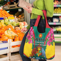 Carriacou and Petite Martinique Grocery Bag Bougainvillea Flowers
