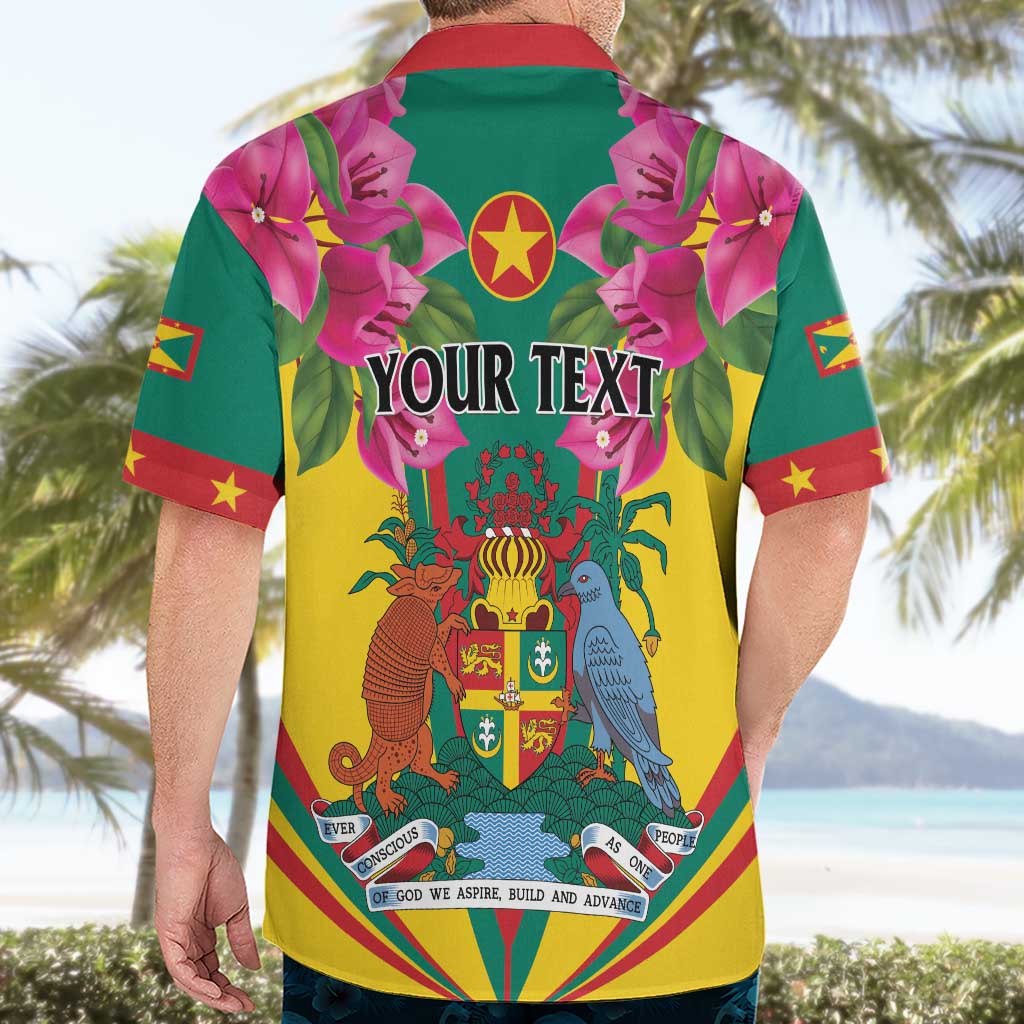 Personalized Carriacou and Petite Martinique Hawaiian Shirt Bougainvillea Flowers