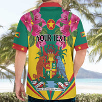 Personalized Carriacou and Petite Martinique Hawaiian Shirt Bougainvillea Flowers