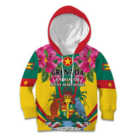 Personalized Carriacou and Petite Martinique Kid Hoodie Bougainvillea Flowers
