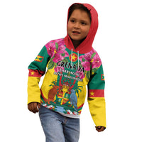 Personalized Carriacou and Petite Martinique Kid Hoodie Bougainvillea Flowers