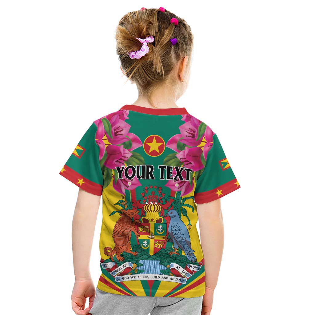 Personalized Carriacou and Petite Martinique Kid T Shirt Bougainvillea Flowers